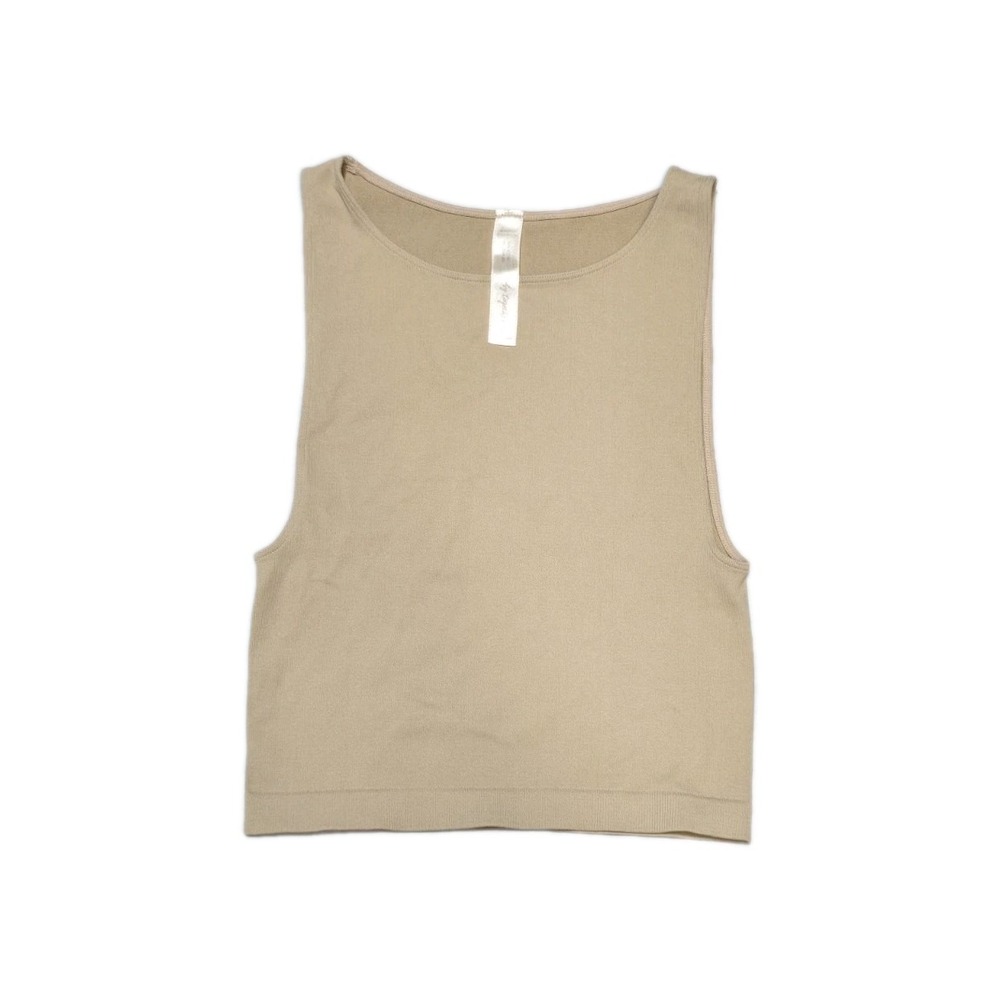By Together Women's Cropped Tshirt Beige S/M